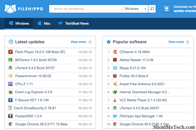 filehippo application download